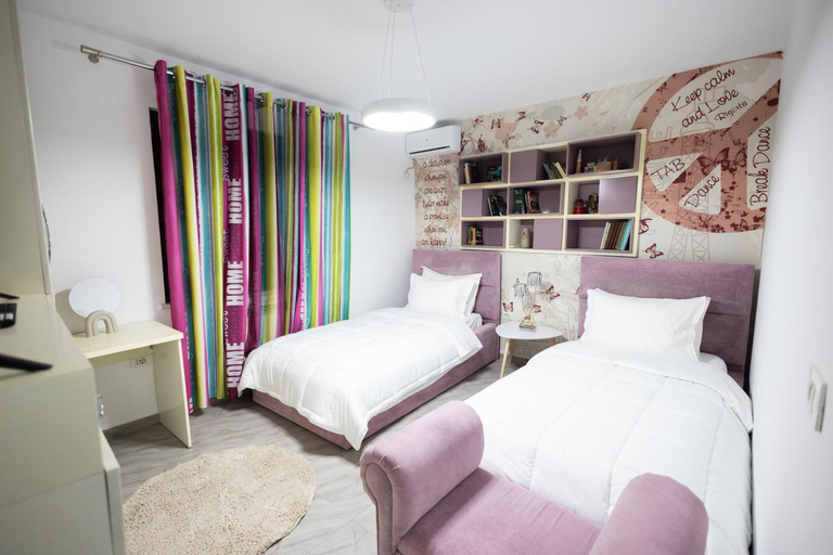 Bedroom 2, Apartment KLER-Elegant Stay Ali Demi, Tirana