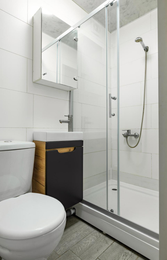 Bathroom, River House Apartments, Darnyts'kyi