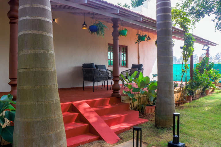 Terrace/patio 2, Alaya Stays Eco Serenity 2-BHK With Pool, Bangalore Rural