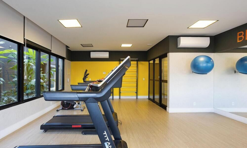 Gym 3, Studios in Build. w/ Pool in Bela Vista SP - Sncs, São Paulo