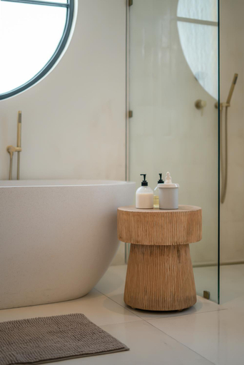 Bathroom 3, Sanctum House - Exquisite 3BR Tropical Villa in Perfect Location, Badung