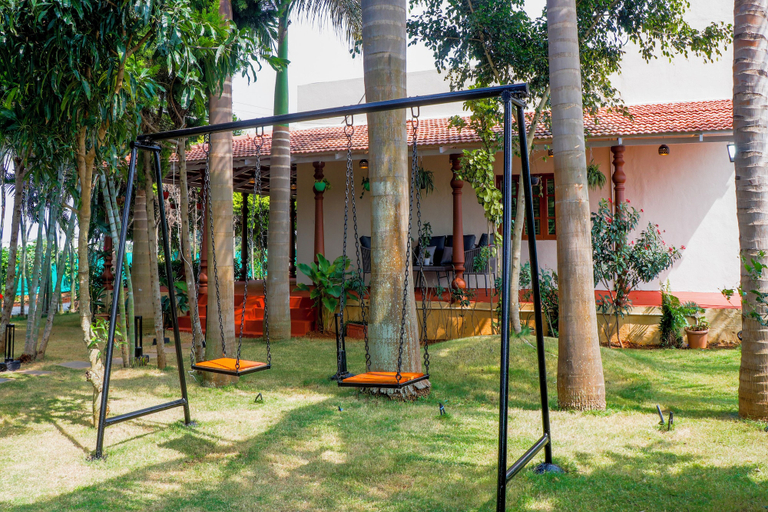 Terrace/patio 5, Alaya Stays Eco Serenity 2-BHK With Pool, Bangalore Rural