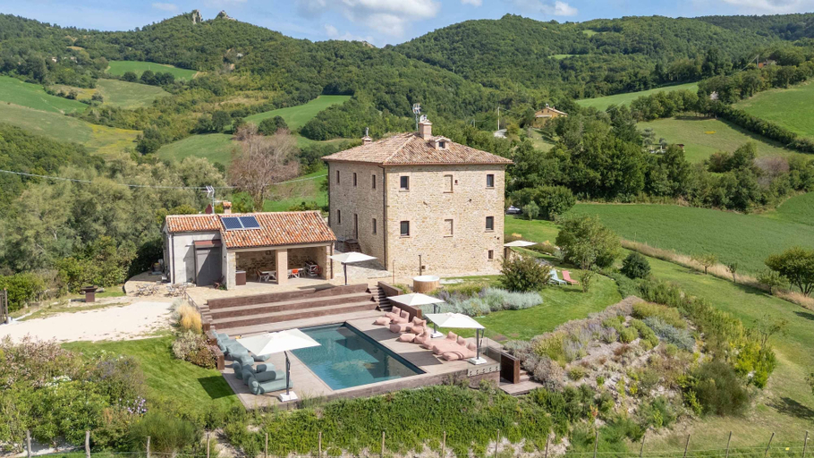 Room 3, Palazzo Serre - Villa in the Countryside With Pool, Pesaro E Urbino