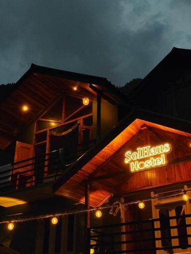 Exterior detail 3, SolHaus hostel, Kullu
