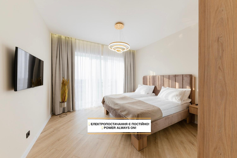 Bedroom, MM GROUP APARTMENT GOLD, Uzhhorods'ka