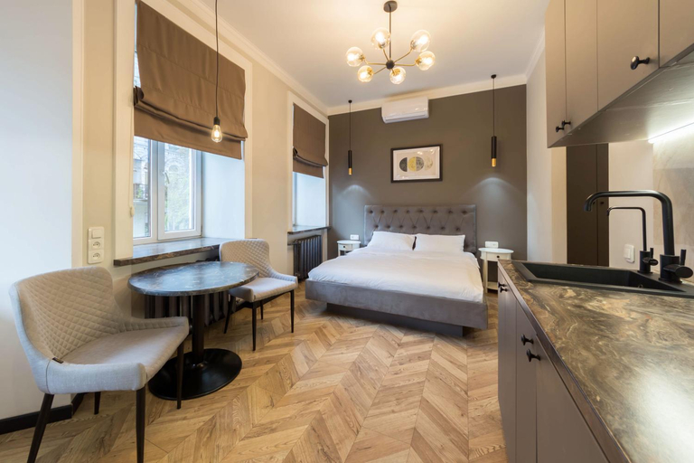 Bedroom 1, Self Check-in Apartments Maidan Area, Shevchenkivs'kyi