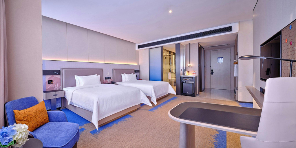 Bedroom 2, Hampton By Hilton Shenzhen North Station, Shenzhen