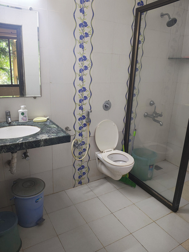 Bathroom 3, Tranquil 1BHK Garden Estate, Pool | Palolem Beach, South Goa