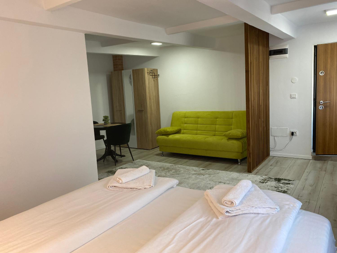 Bedroom, Wonderland apartment Self Check-in Parking Free, Bistrita