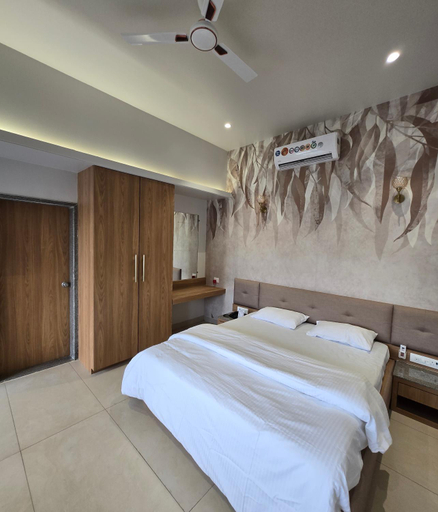 Bedroom 3, Vrindavan Residency, Latur