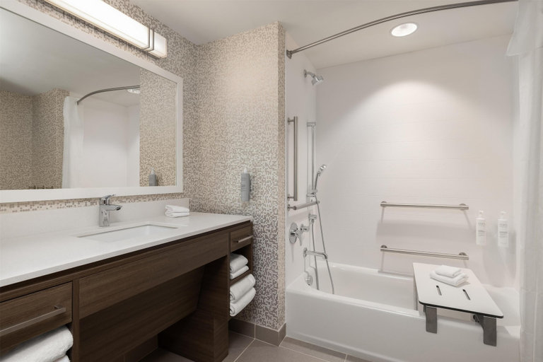 Bathroom 4, Home2 Suites By Hilton Virginia Beach Princess Anne, Virginia Beach