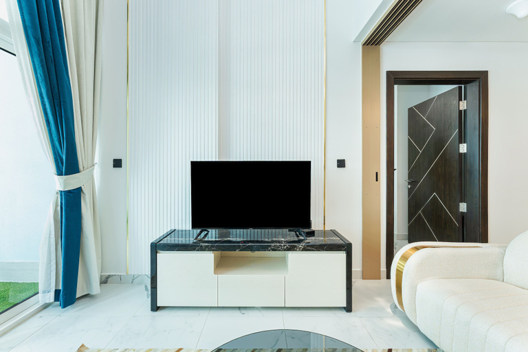 Living area 5, PVH - Opalz by Danube 1BR with Jacuzzi, Dubai