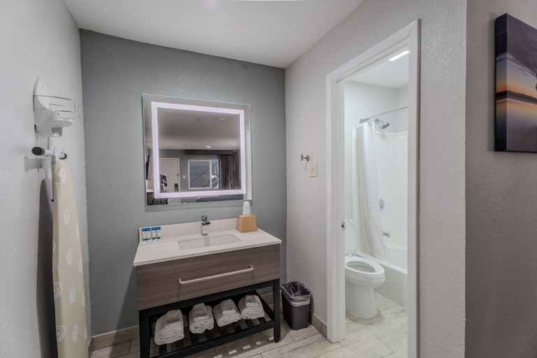 Bathroom 4, Executive Inn of Arlington, Near AT&T Stadium, Arlington