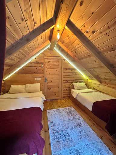 Bedroom 2, Nehir Bungalows, Ardeşen