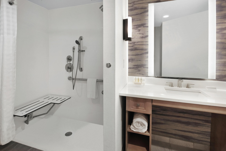 Bathroom 4, Homewood Suites by Hilton Providence Downtown, Providence