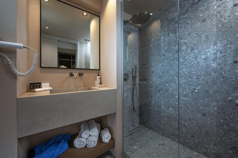 Bathroom 3, Serita Beach Hotel, Crete