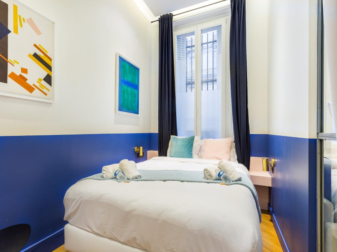 Bedroom 1, Moderne apartment - 1BR 4P - Champs-Elysees, Paris