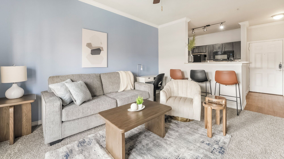 Living area 2, Landing Apartments near Downtown Corpus Christi, Nueces