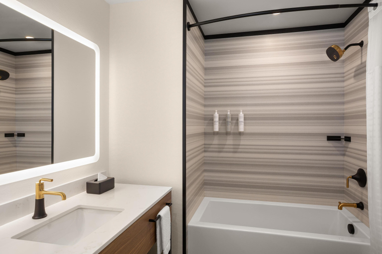 Bathroom 4, Hampton Inn By Hilton Calgary Downtown, Division No. 6