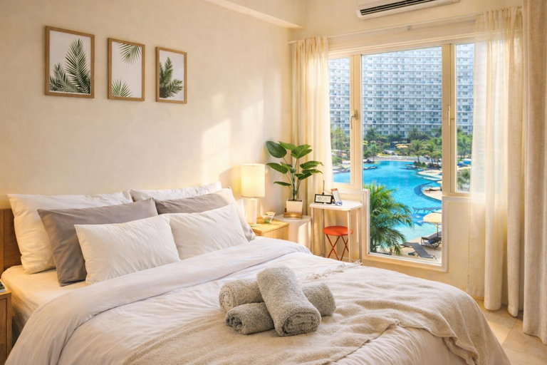 Bedroom 3, 633 Air Condo 1BR Shell Residences 2 Min to MOA, Pasay City