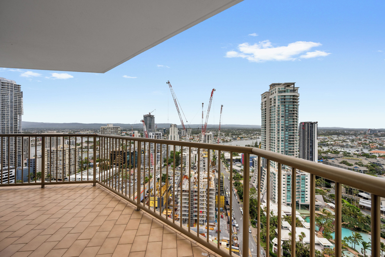 Balcony view 2, Lvl 30 - 2BRM Ocean Outlook Retreat, Gold Coast