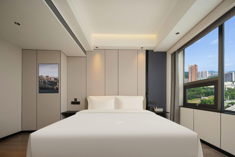 Bedroom 2, Atour X Hotel Guangzhou Huangpu Nangang Wanda, Guangzhou
