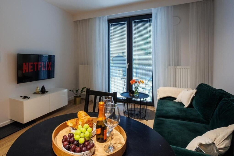 Living area, Malila Apartments Limanowskiego 37, Kraków City