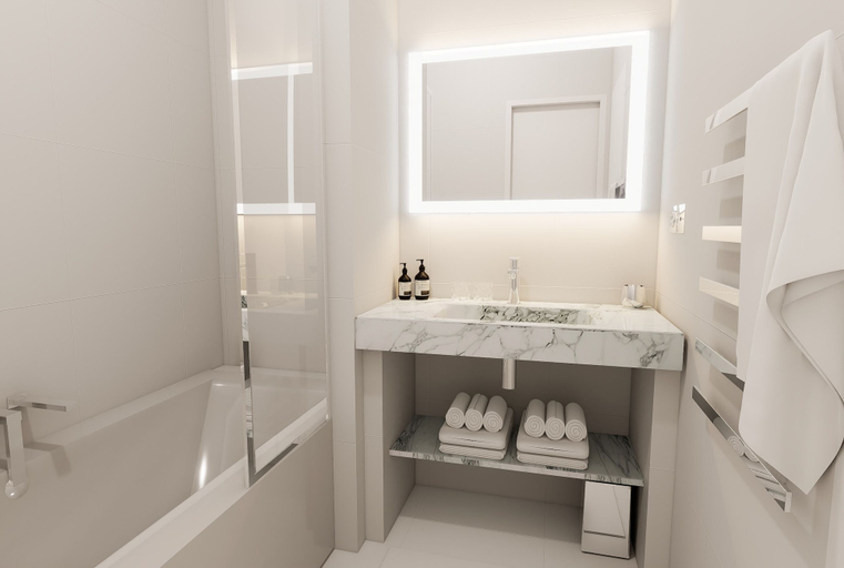 Bathroom 5, Hôtel de la Plage – En cours de classement 4 étoiles, Charente-Maritime