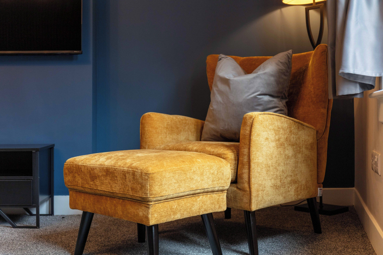 Living area 2, No8 Peebles Retreat - Donnini Apartments, South Ayrshire