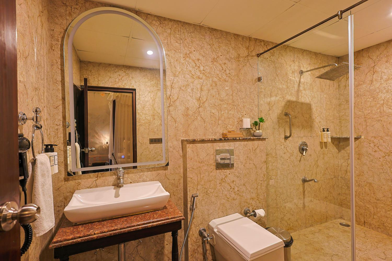 Bathroom 4, Welcomheritage Traditional Heritage Haveli Hotel, Jaipur