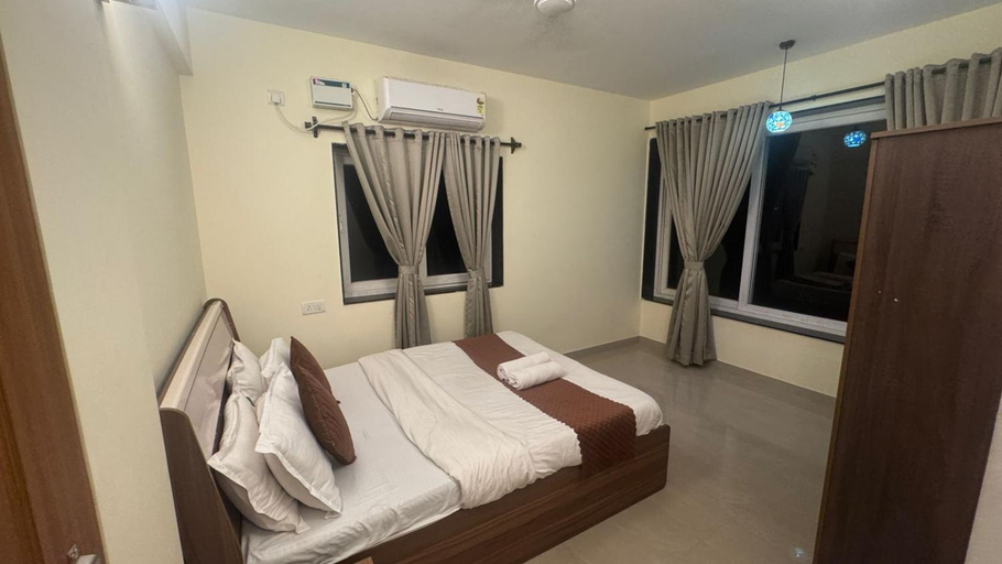 Bedroom 3, Rosebank service Apartment, North Goa
