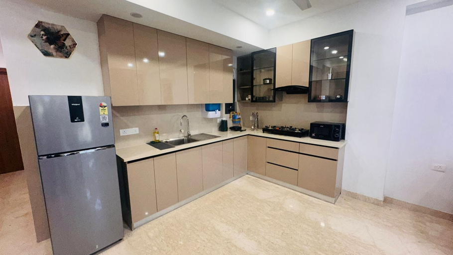 Private kitchen 5, Fortune Home Service Apartment 3Bhk E-69, Delhi