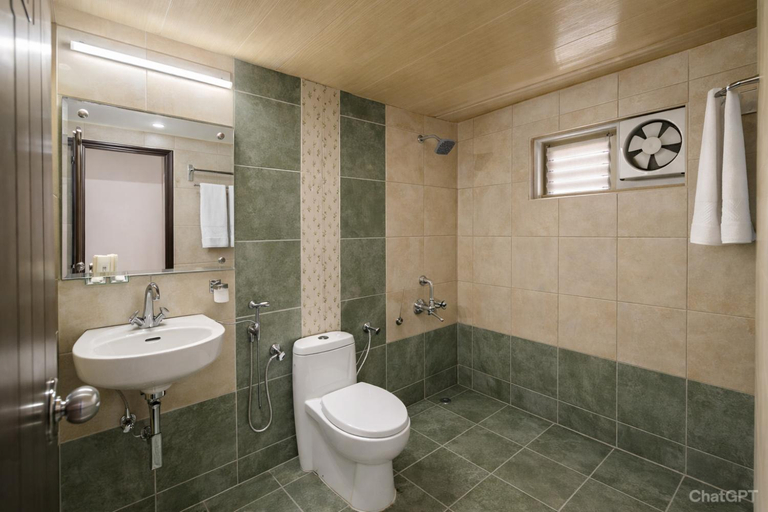 Bathroom 4, Hotel Ashoka Mount Abu, Sirohi