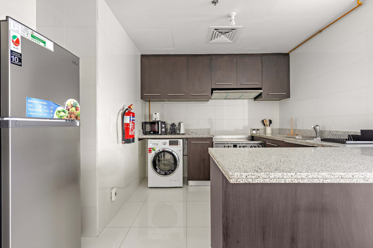 Room 2, Silkhaus Chic 2BR in Horizon Tower Near Beach, Abu Dhabi City
