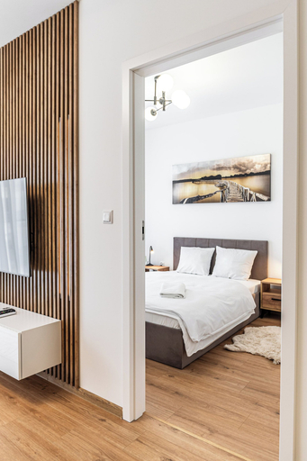 Room 4, RentPlanet - Apartament Przemysłowa, Będzin