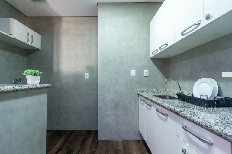 Private kitchen, by Standard Suítes-Higienopolis, São Paulo