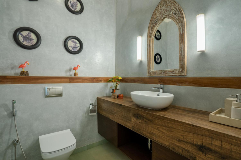 Bathroom 4, LohonoStays Aurelia Villa G, North Goa