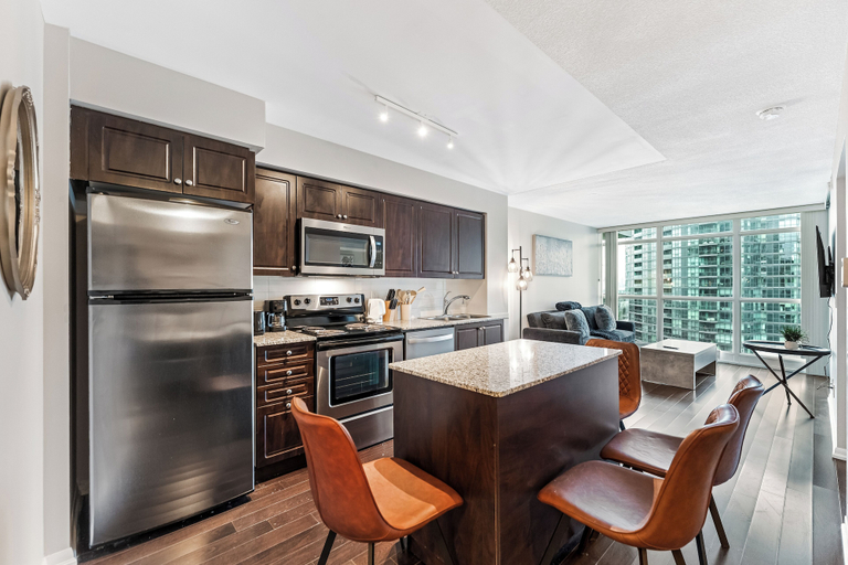 Private kitchen 3, Downtown Rise Lofts, Toronto