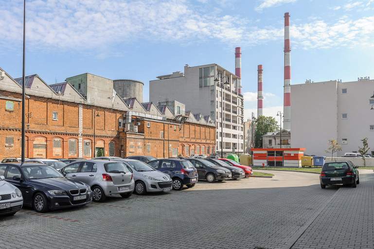 Property grounds, Lumina 3-rooms apart with balcony, Łódź