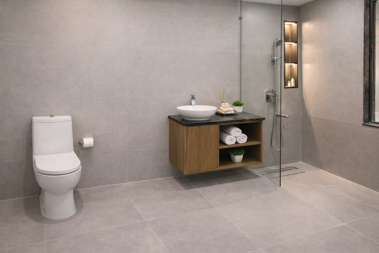 Bathroom 2, Signum CityScapes SKY Boutique Hotel - Indore, Indore