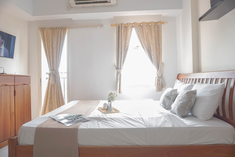 Bedroom 2, Serene Studio Apartment at Margonda Residence 2 By Travelio, Depok