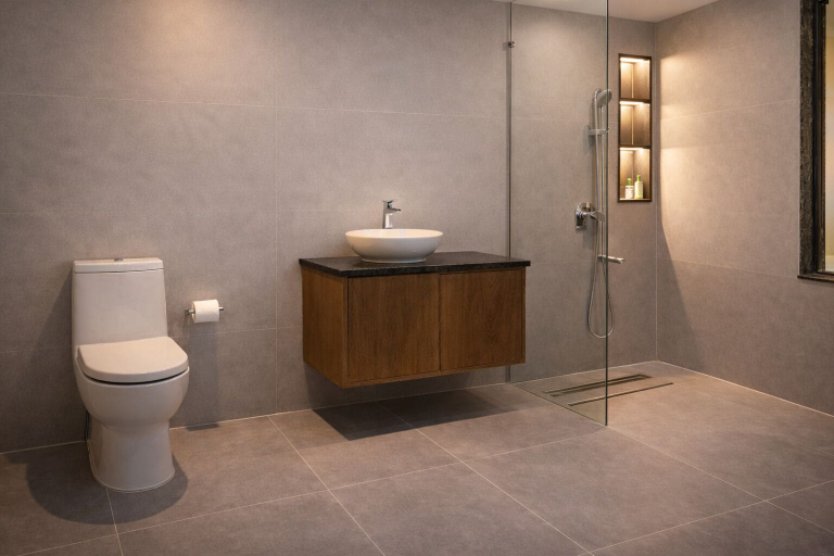 Bathroom 3, Signum CityScapes SKY Boutique Hotel - Indore, Indore