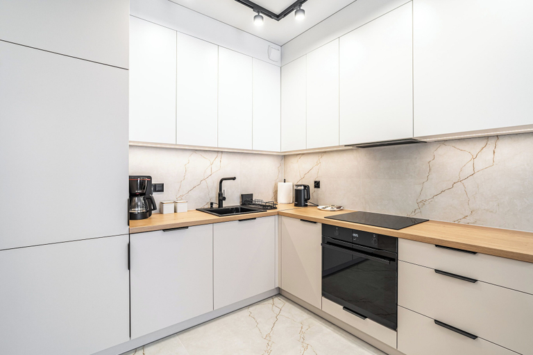 Private kitchenette 5, RentPlanet - Apartament Przemysłowa, Będzin