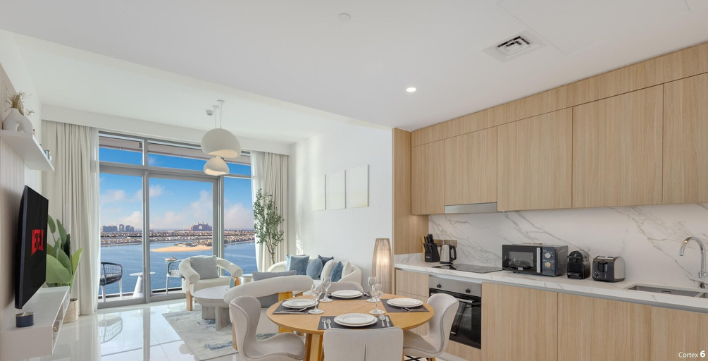 Private kitchen, LUX Atlantis View Luxury Beach Suite 2, Dubai
