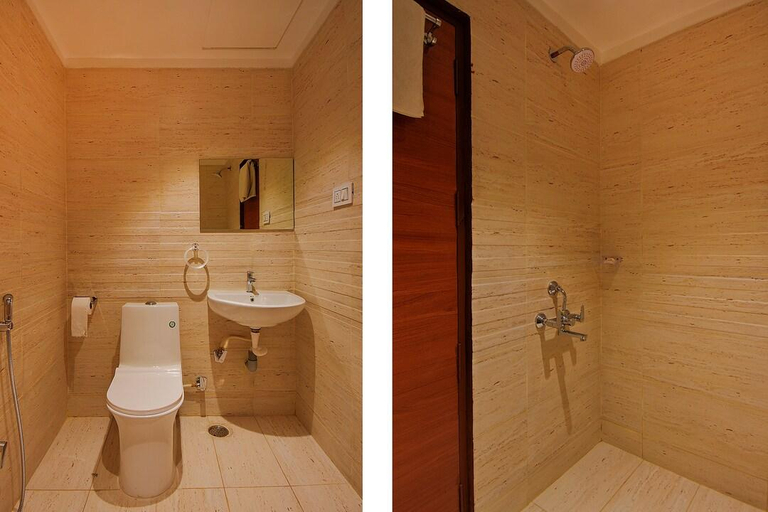 Bathroom, FabHotel High Rise - Marathalli, Bangalore