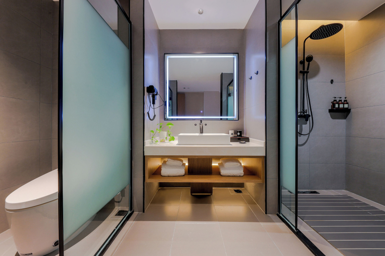 Bathroom 4, Fengyin Tianjiao Smart Hotel, Chengdu