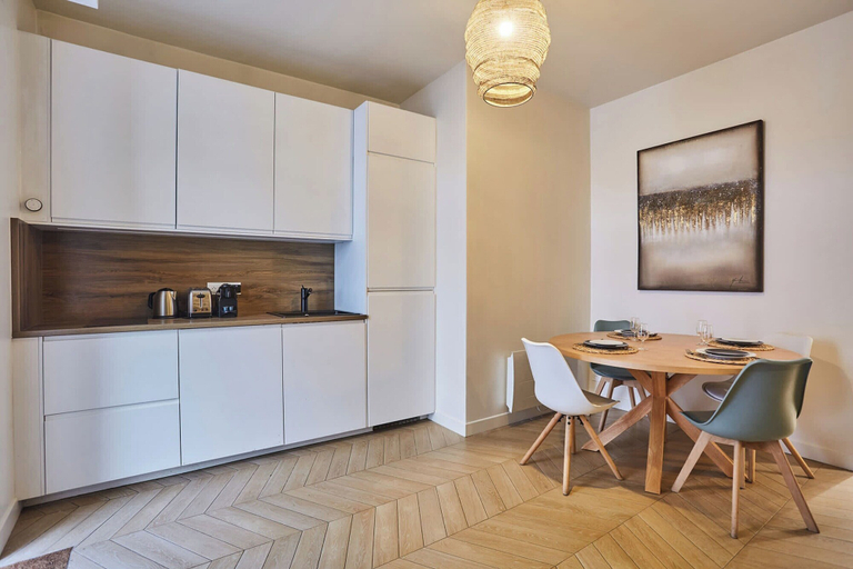 Private kitchen 3, Sublime Flat Paris Bois de Vincennes by Studio Prestige, Paris