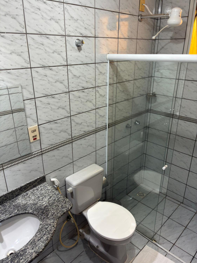 Bathroom 2, Hotel Pousada Caminho da Praia, Guarapari