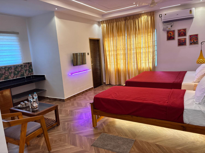 Bedroom 2, Butterfly Guest House, Uttara Kannada