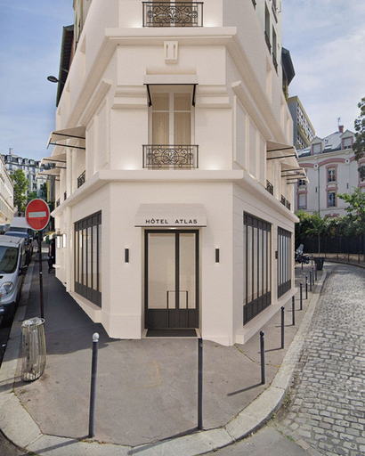 Front of property, Hôtel Atlas, Paris